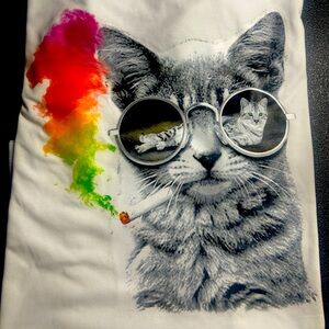 Smoking Cat Premium Women’s Shirt